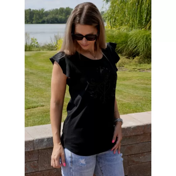 Tricou pentru femei KIXMI SAMMI NEGRU 