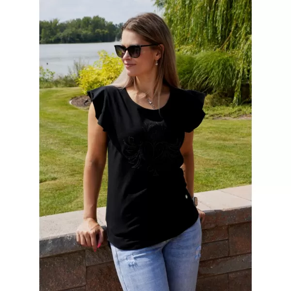  Tricou pentru femei KIXMI SAMMI NEGRU 