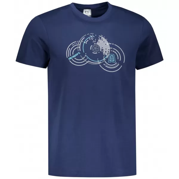  Pánské triko ALTISPORT CARRYOVER ALM160AL805 PŮLNOČNÍ MODRÁ 