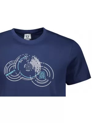 Pánské triko ALTISPORT CARRYOVER ALM160AL805 PŮLNOČNÍ MODRÁ