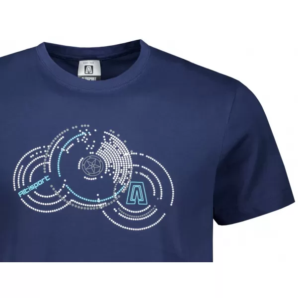  Pánské triko ALTISPORT CARRYOVER ALM160AL805 PŮLNOČNÍ MODRÁ 