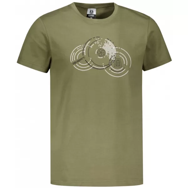  Pánské triko ALTISPORT CARRYOVER ALM160AL805 KHAKI 
