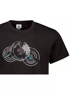 Pánské triko ALTISPORT CARRYOVER ALM160AL805 ČERNÁ