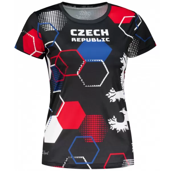  Tricou funcțional premium pentru femei ALTISPORT x CZE VOJ/ALW036TR01 HEX NEGRU 