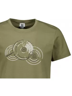 Pánské triko ALTISPORT CARRYOVER ALM160AL805 KHAKI