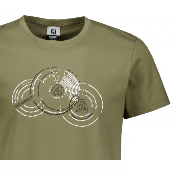  Pánské triko ALTISPORT CARRYOVER ALM160AL805 KHAKI 