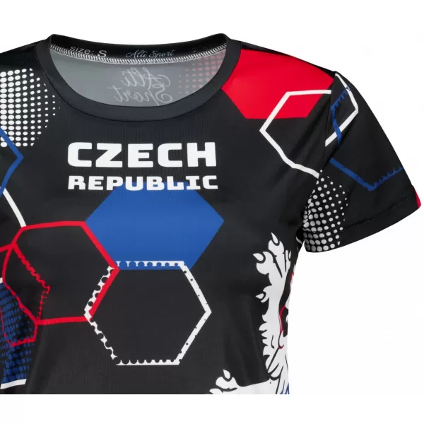  Tricou funcțional premium pentru femei ALTISPORT x CZE VOJ/ALW036TR01 HEX NEGRU 