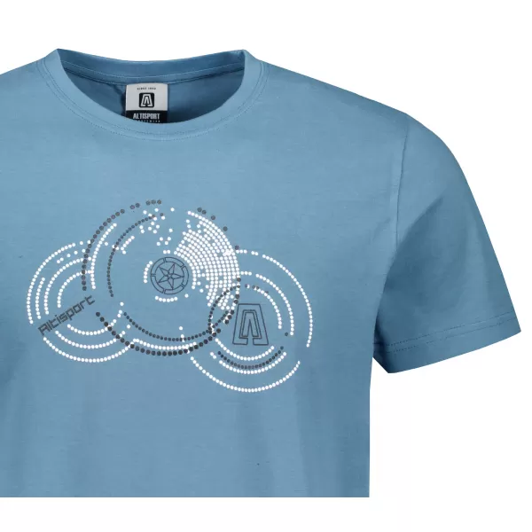  Pánské triko ALTISPORT CARRYOVER ALM160AL805 DENIM 