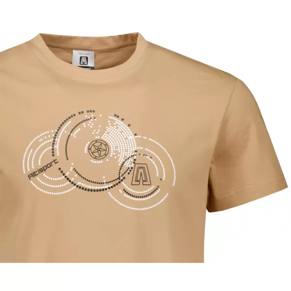  Pánské triko ALTISPORT CARRYOVER ALM160AL805 PÍSKOVÁ 