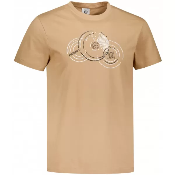  Pánské triko ALTISPORT CARRYOVER ALM160AL805 PÍSKOVÁ 