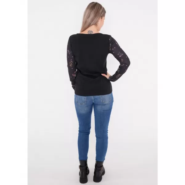  Tricou pentru femei ALTISPORT DAISY NEGRU 