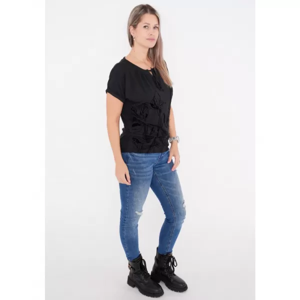  Tricou pentru femei ALTISPORT DEBBI NEGRU 