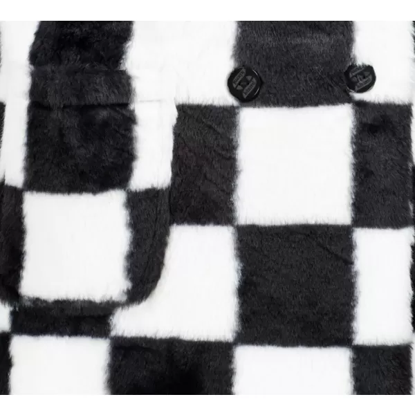  Hanorac de dama KIXMI TESA ALB NEGRU 