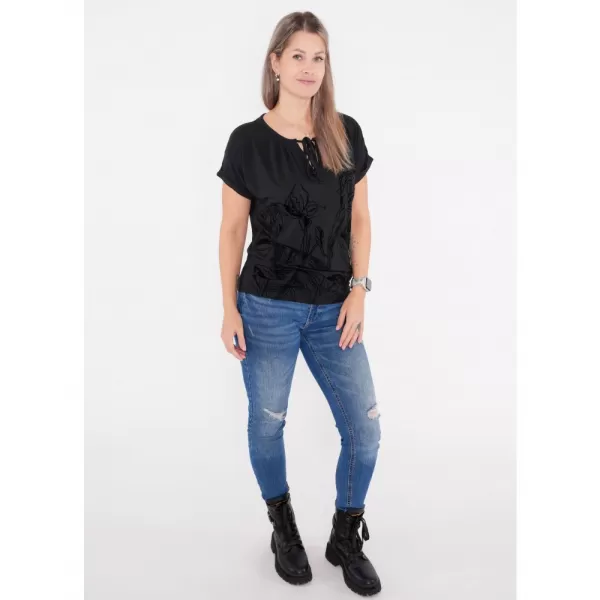  Tricou pentru femei ALTISPORT DEBBI NEGRU 