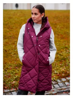 Vesta de dama ALTISPORT DANIELA BURGUNDIA