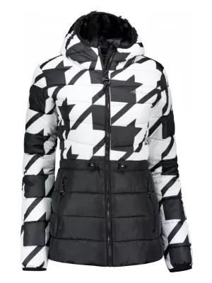 Geaca de dama ALTISPORT DARCIA ALB NEGRU