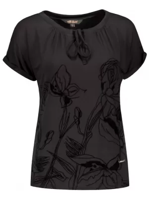 Tricou pentru femei ALTISPORT DEBBI NEGRU