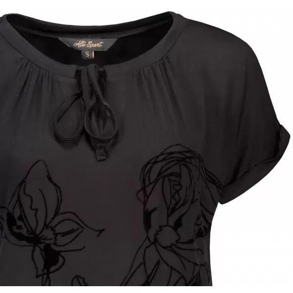  Tricou pentru femei ALTISPORT DEBBI NEGRU 