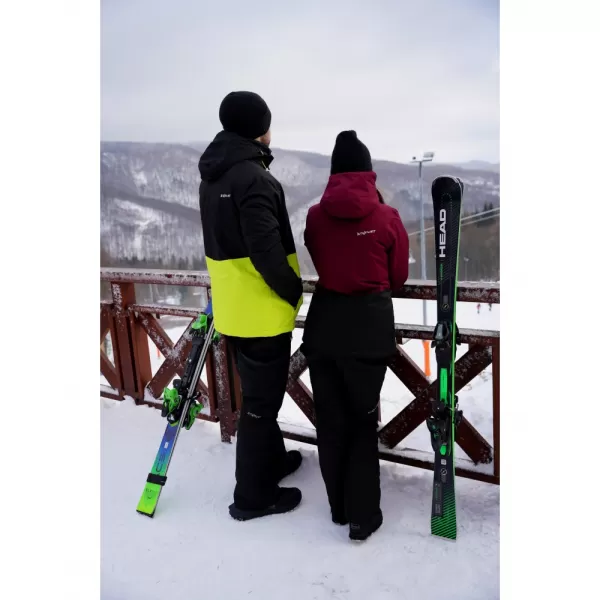 Geaca de iarna pentru barbati ALTISPORT DEREL MJCD713 NEGRU/VERDE 