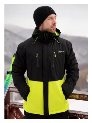 Geaca de iarna pentru barbati ALTISPORT DEREL MJCD713 NEGRU/VERDE
