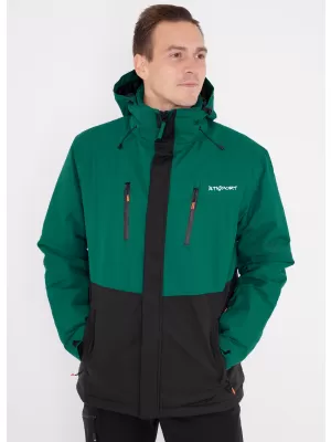 Geaca de iarna pentru barbati ALTISPORT DEREL MJCD713 VERDE ÎNCHIS/NEGRU