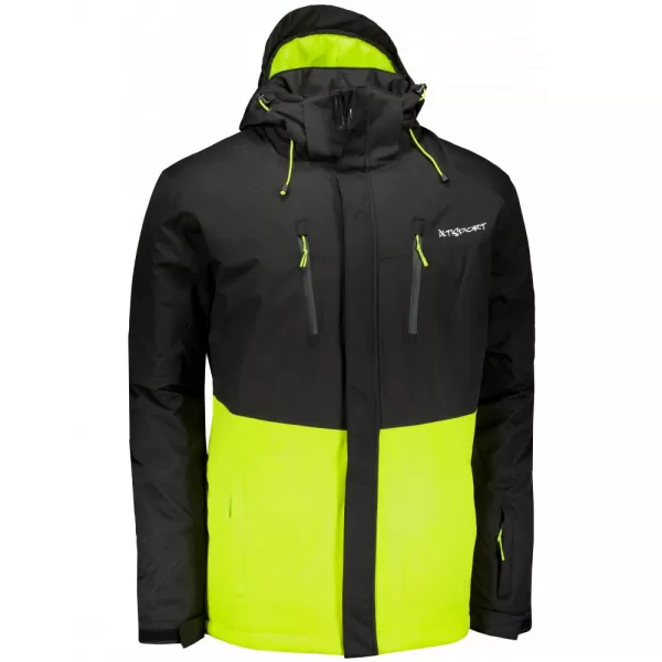 Geaca de iarna pentru barbati ALTISPORT DEREL MJCD713 NEGRU/VERDE 
