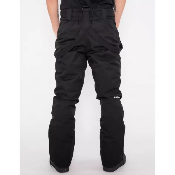  Pantaloni de schi pentru bărbați ALTISPORT REVOZ NEGRU 