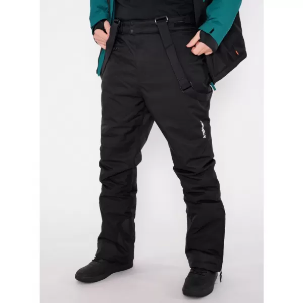  Pantaloni de schi pentru bărbați ALTISPORT REVOZ NEGRU 