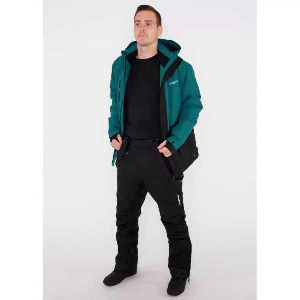  Pantaloni de schi pentru bărbați ALTISPORT REVOZ NEGRU 