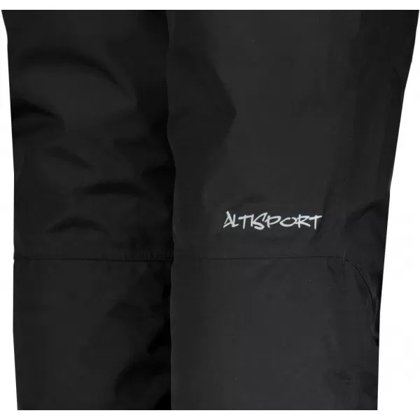  Pantaloni de schi pentru bărbați ALTISPORT REVOZ NEGRU 