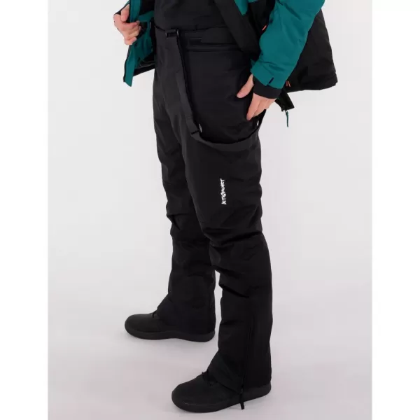  Pantaloni de schi pentru bărbați ALTISPORT REVOZ NEGRU 