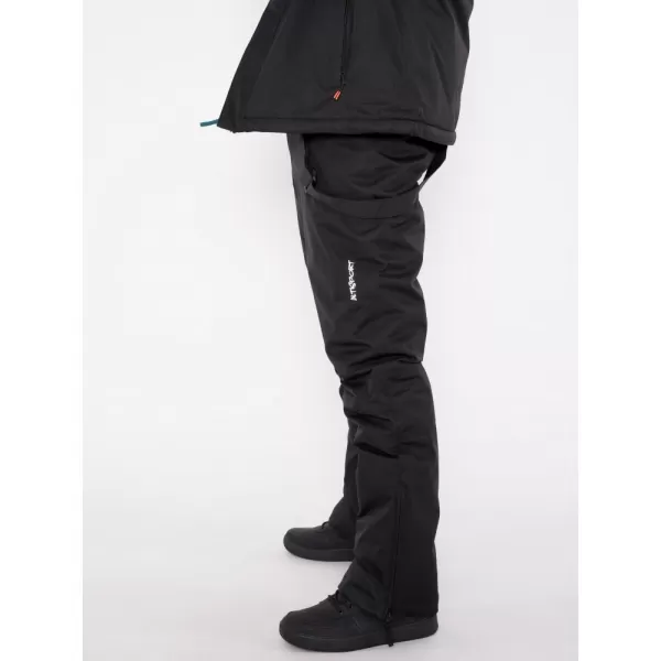  Pantaloni de schi pentru bărbați ALTISPORT REVOZ NEGRU 