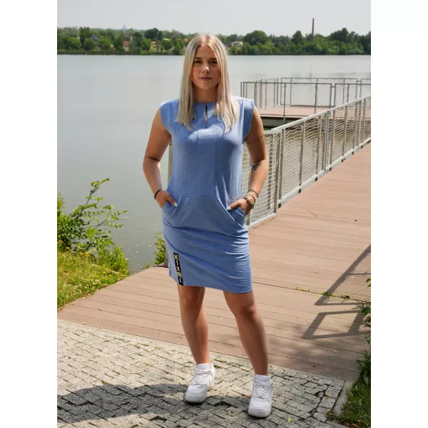  Rochie KIXMI UNEGA ALBASTRU 