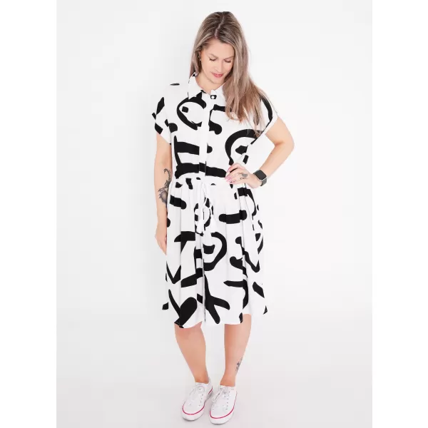  Rochie KIXMI URIANA ALB 