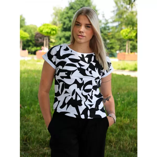  Cămaşă KIXMI UDIA NEGRU/ALB 