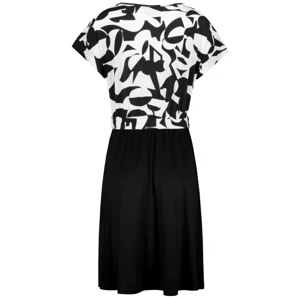  Rochie KIXMI URIA NEGRU/ALB 