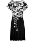 Rochie KIXMI URIA NEGRU/ALB