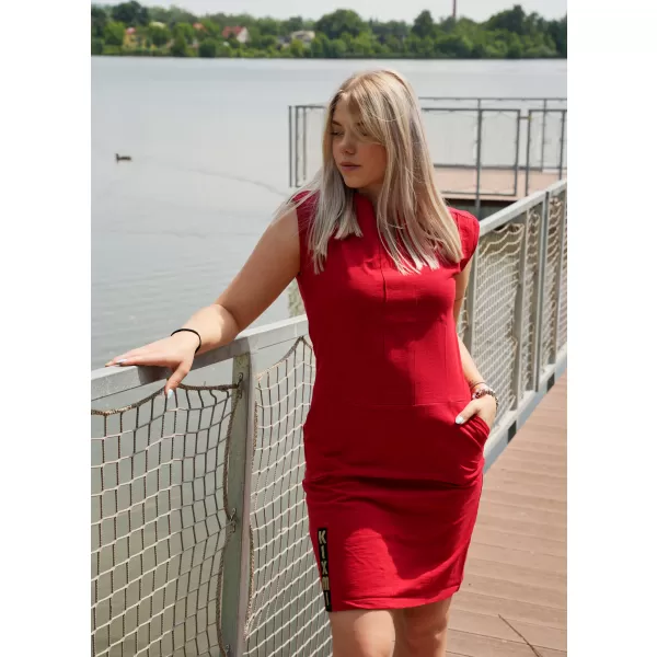  Rochie KIXMI UNEGA ROŞU 