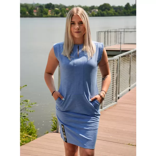  Rochie KIXMI UNEGA ALBASTRU 