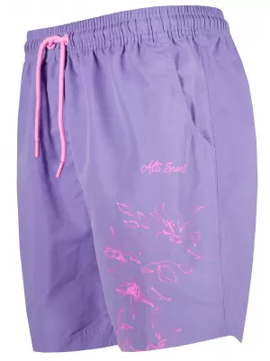 Pantaloni scurți pentru doamne ALTISPORT ELISSA VIOLET