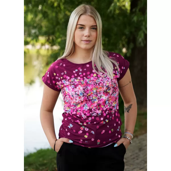  Cămaşă KIXMI UDIA BURGUNDIA 