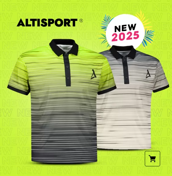 Tricou funcțional pentru bărbați cu guler premium ALTISPORT VOJ/